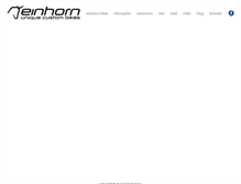Tablet Screenshot of einhorn-bikes.de